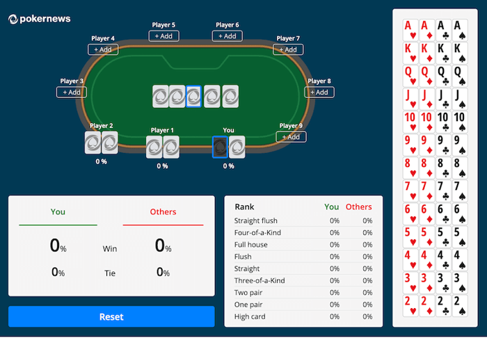 كيفية الفوز في لعبة البوكر في كل مرة مع حاسب احتمالات البوكر
